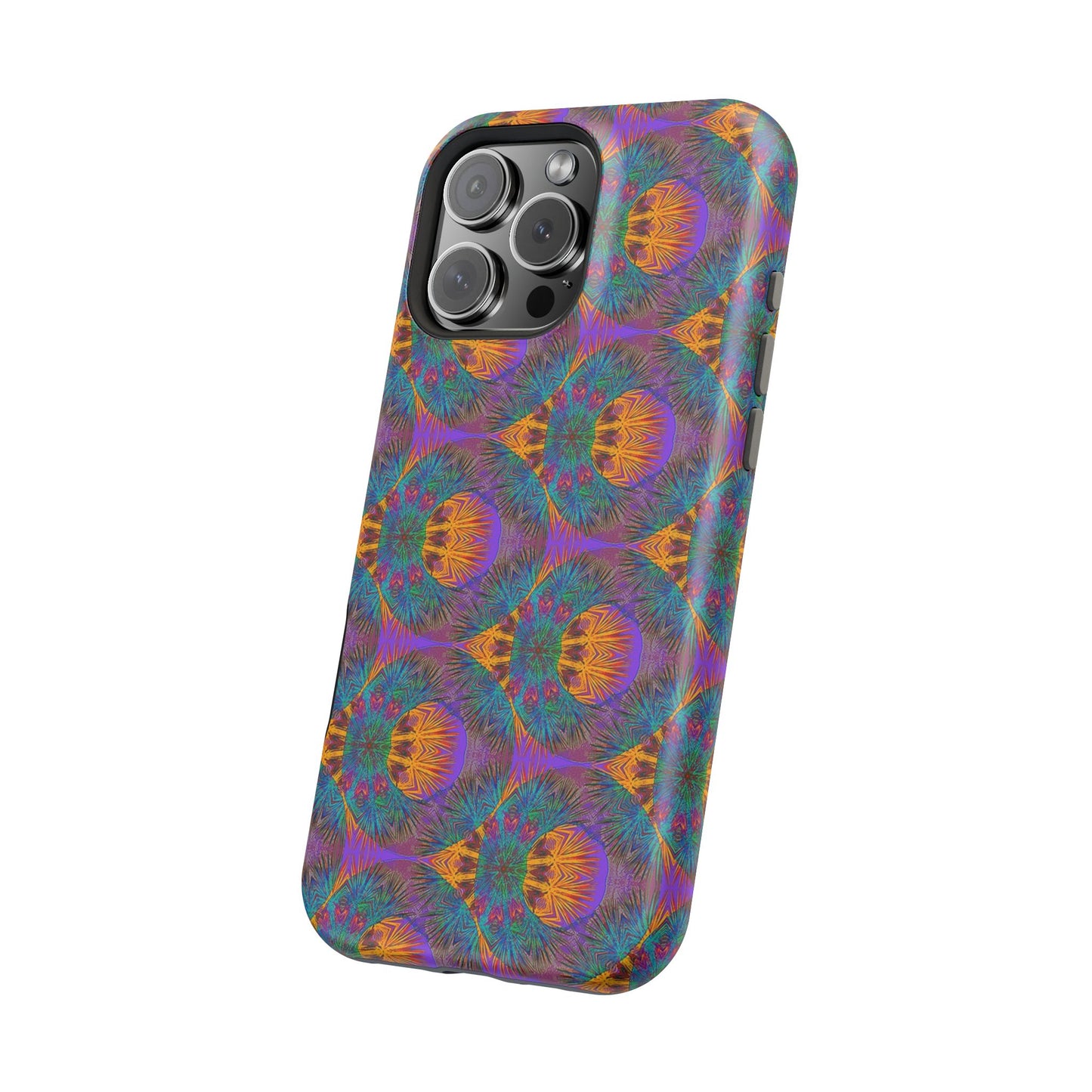 Magnetic iPhone Case - Fuzzy Donut Flower