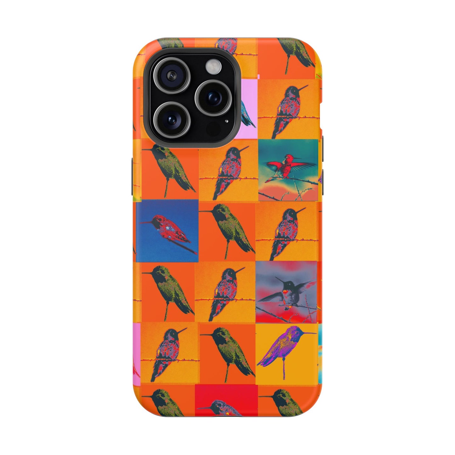Magnetic iPhone Case - Hummingbird Collage