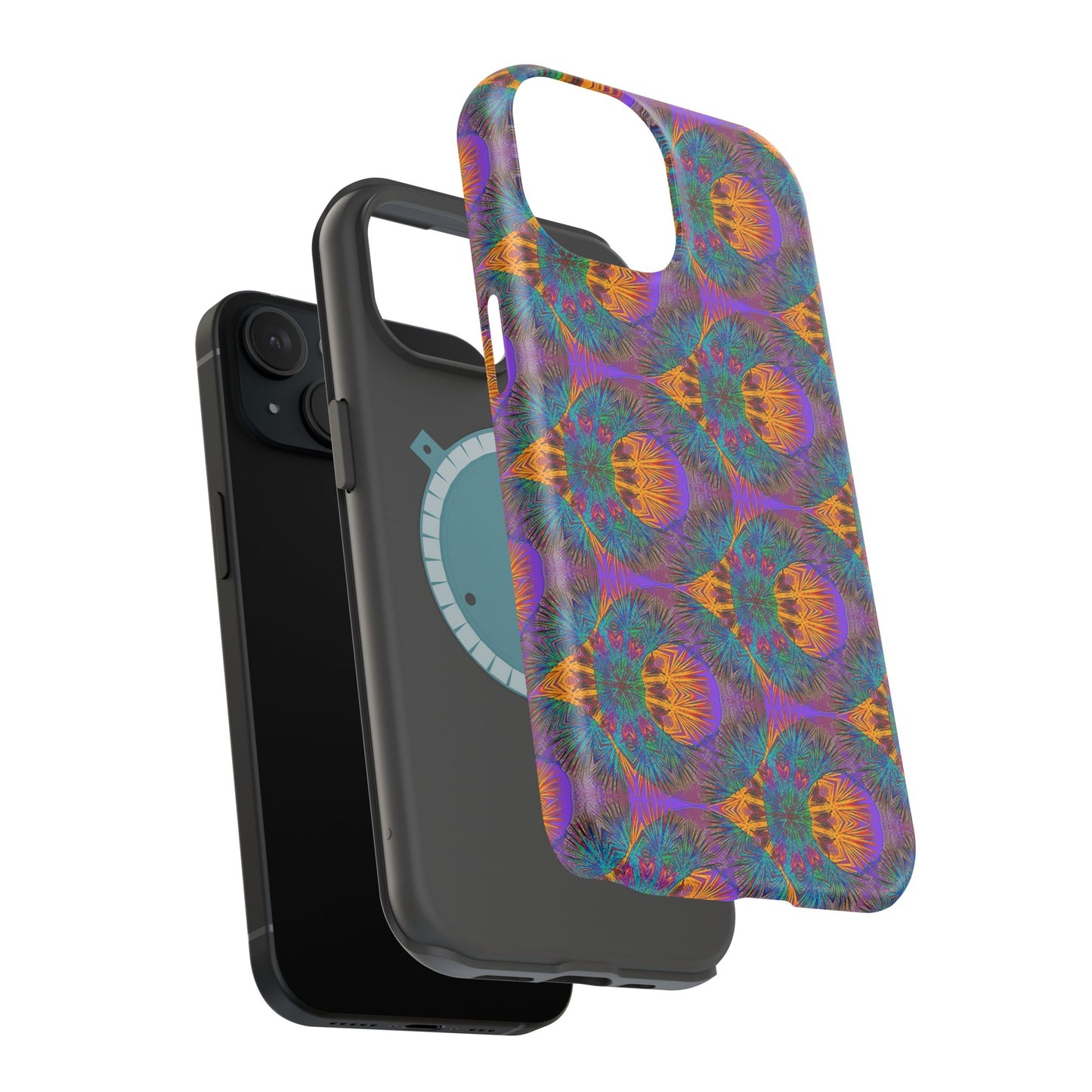 Magnetic iPhone Case - Fuzzy Donut Flower