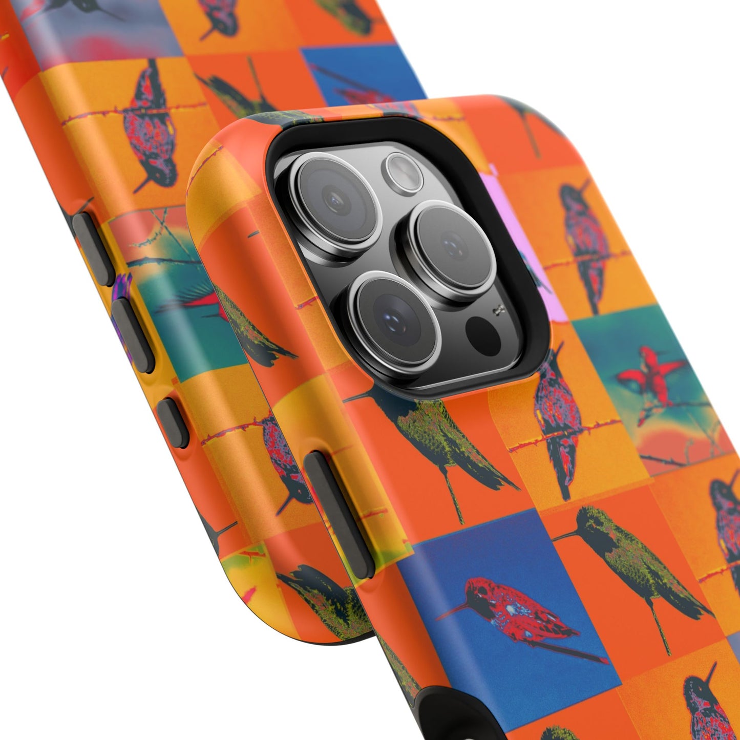 Magnetic iPhone Case - Hummingbird Collage