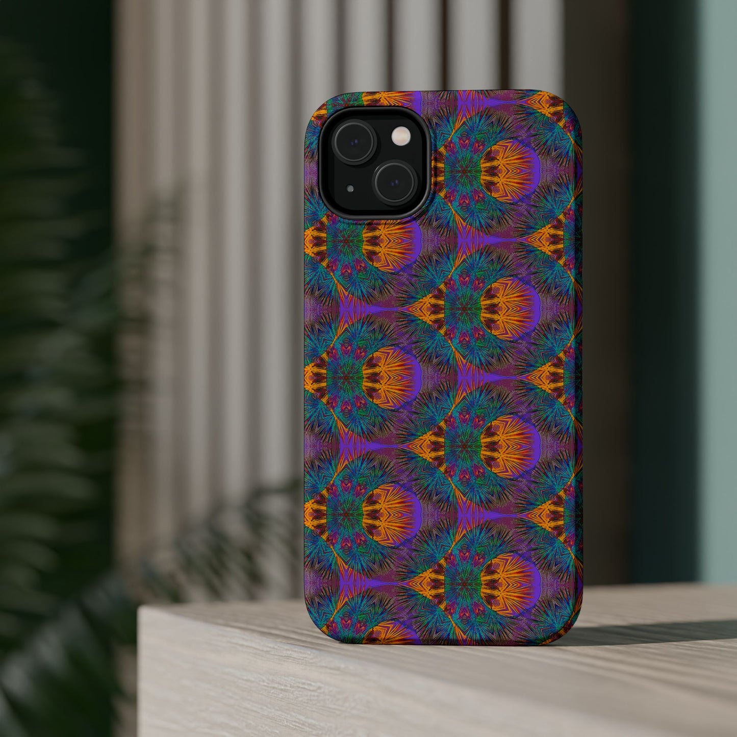 Magnetic iPhone Case - Fuzzy Donut Flower