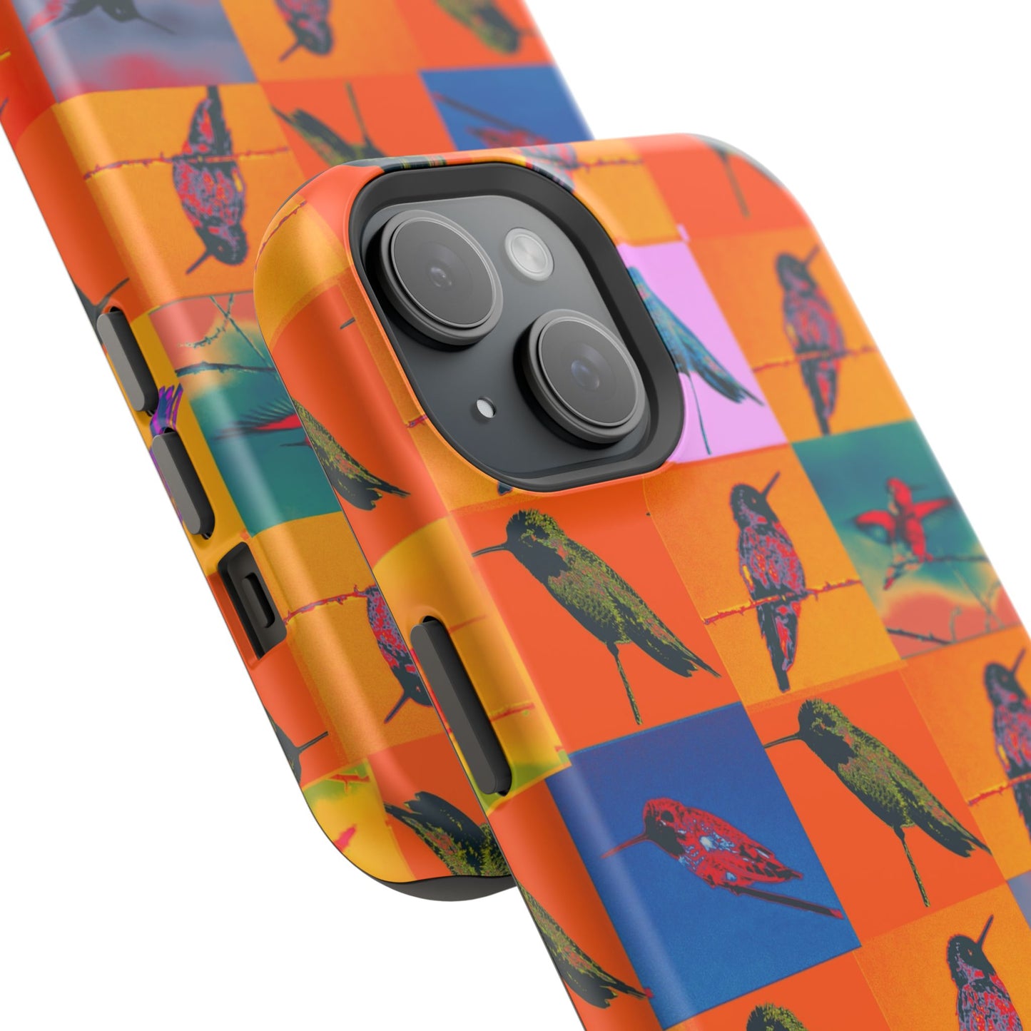 Magnetic iPhone Case - Hummingbird Collage