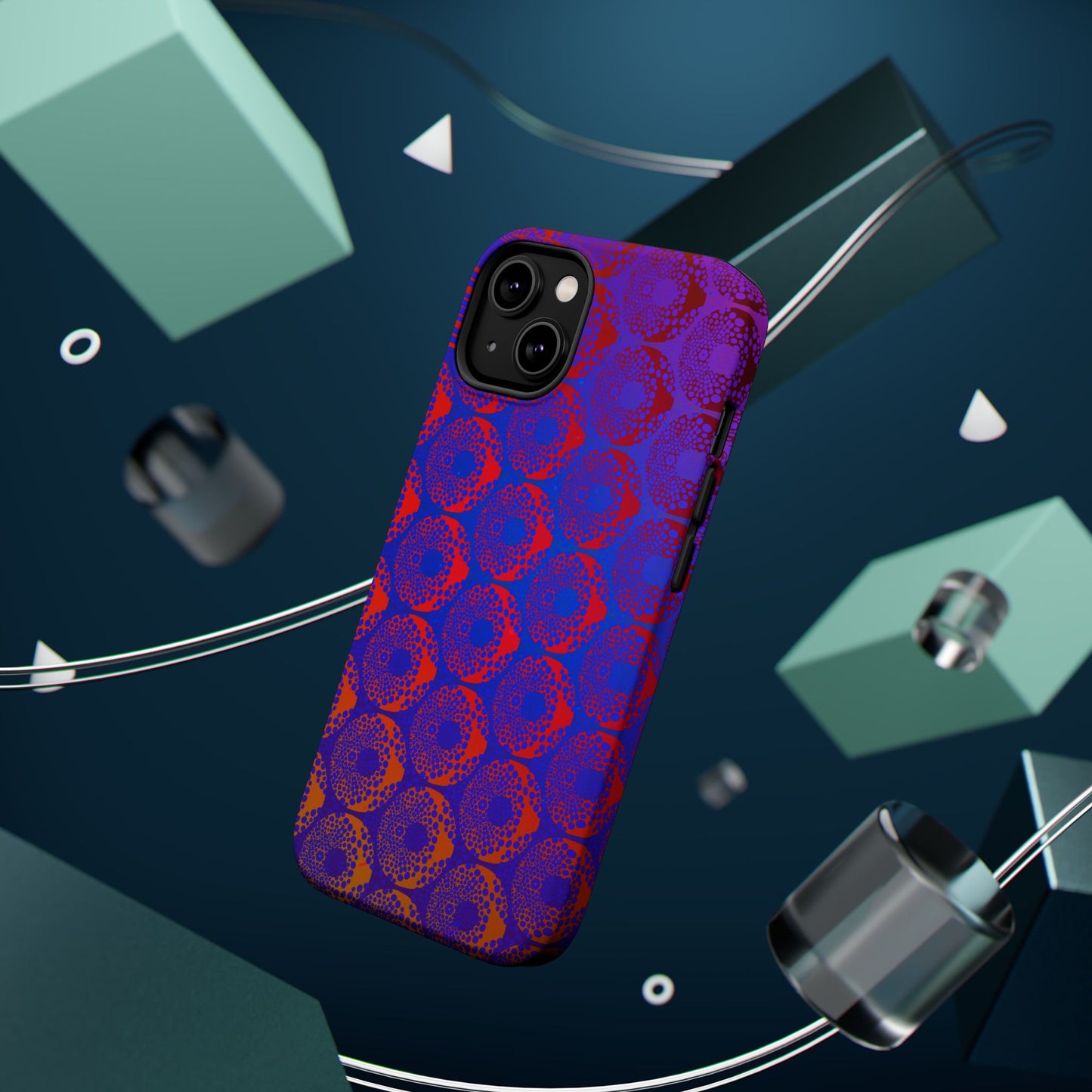 Magnetic iPhone Case - Purple Psychedelic Donut