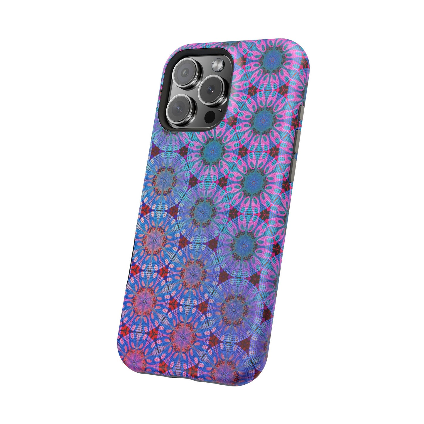 Magnetic iPhone Case - Psychedelic Purple Tapa