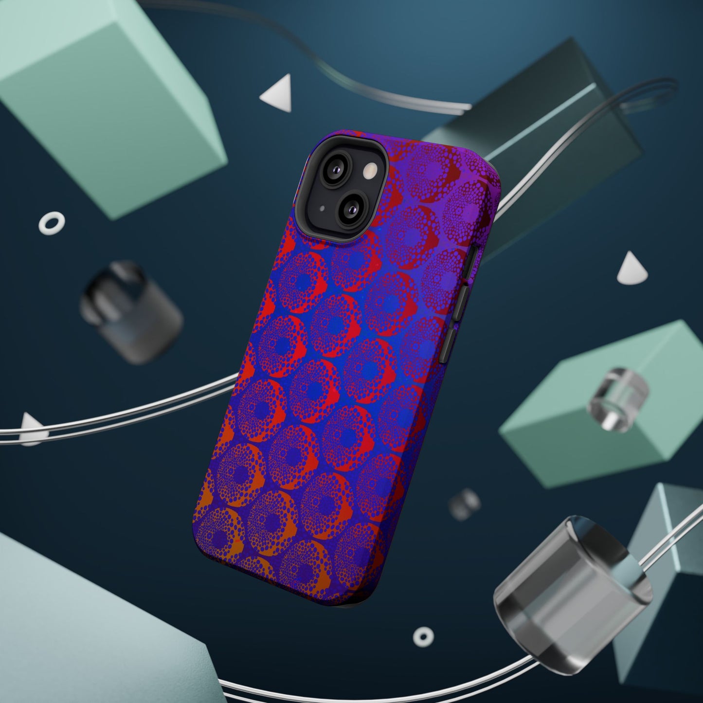 Magnetic iPhone Case - Purple Psychedelic Donut