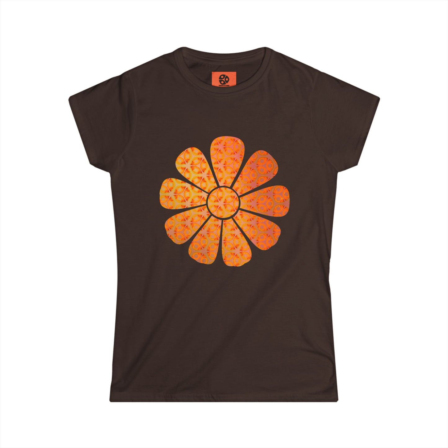 Women's Softstyle Tee - Batik Flower