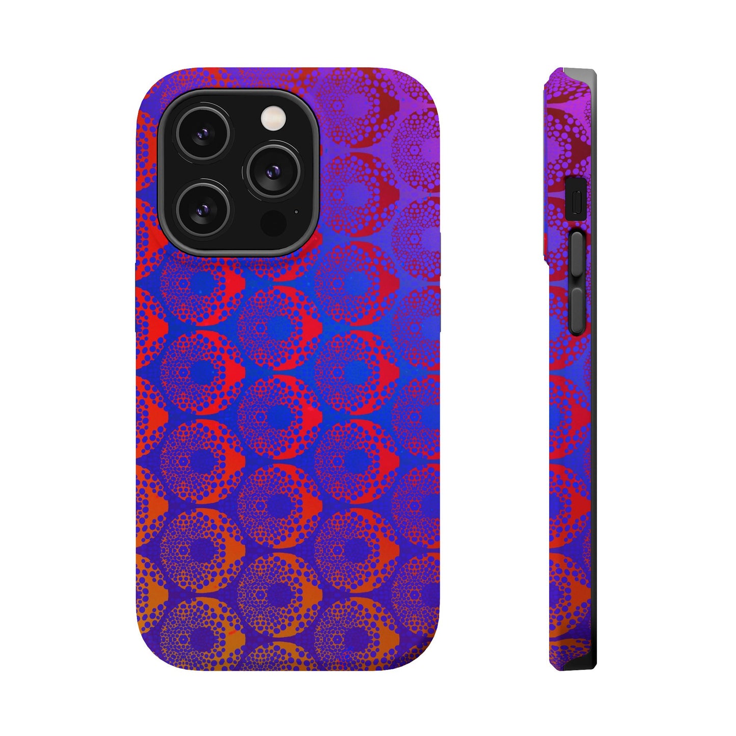 Magnetic iPhone Case - Purple Psychedelic Donut