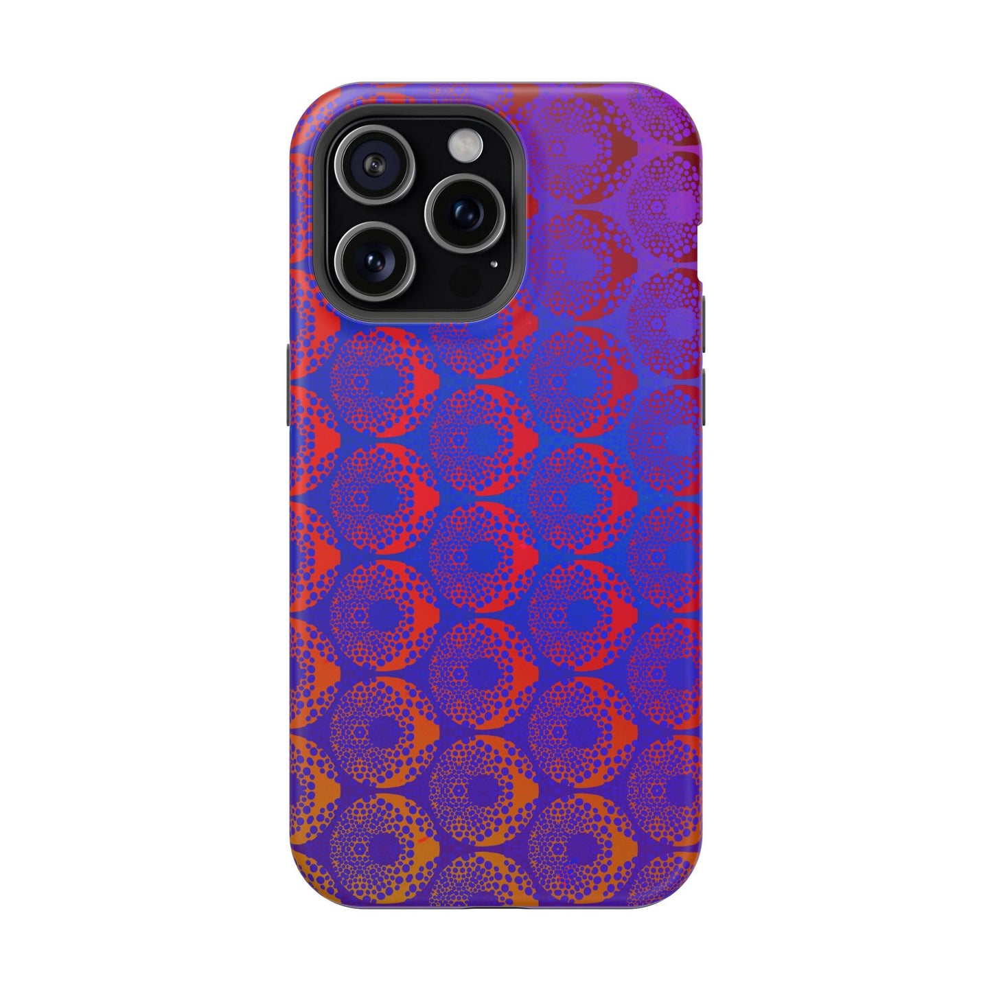 Magnetic iPhone Case - Purple Psychedelic Donut