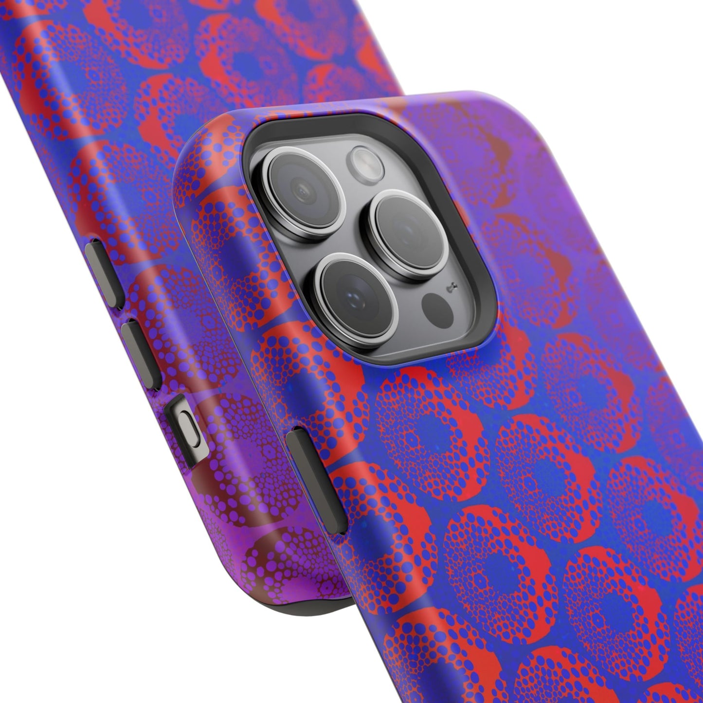 Magnetic iPhone Case - Purple Psychedelic Donut