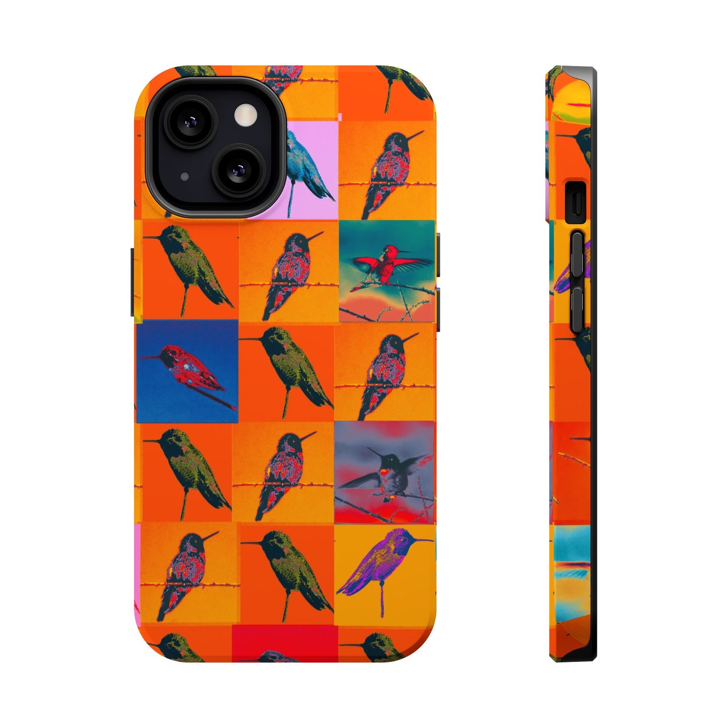 Magnetic iPhone Case - Hummingbird Collage