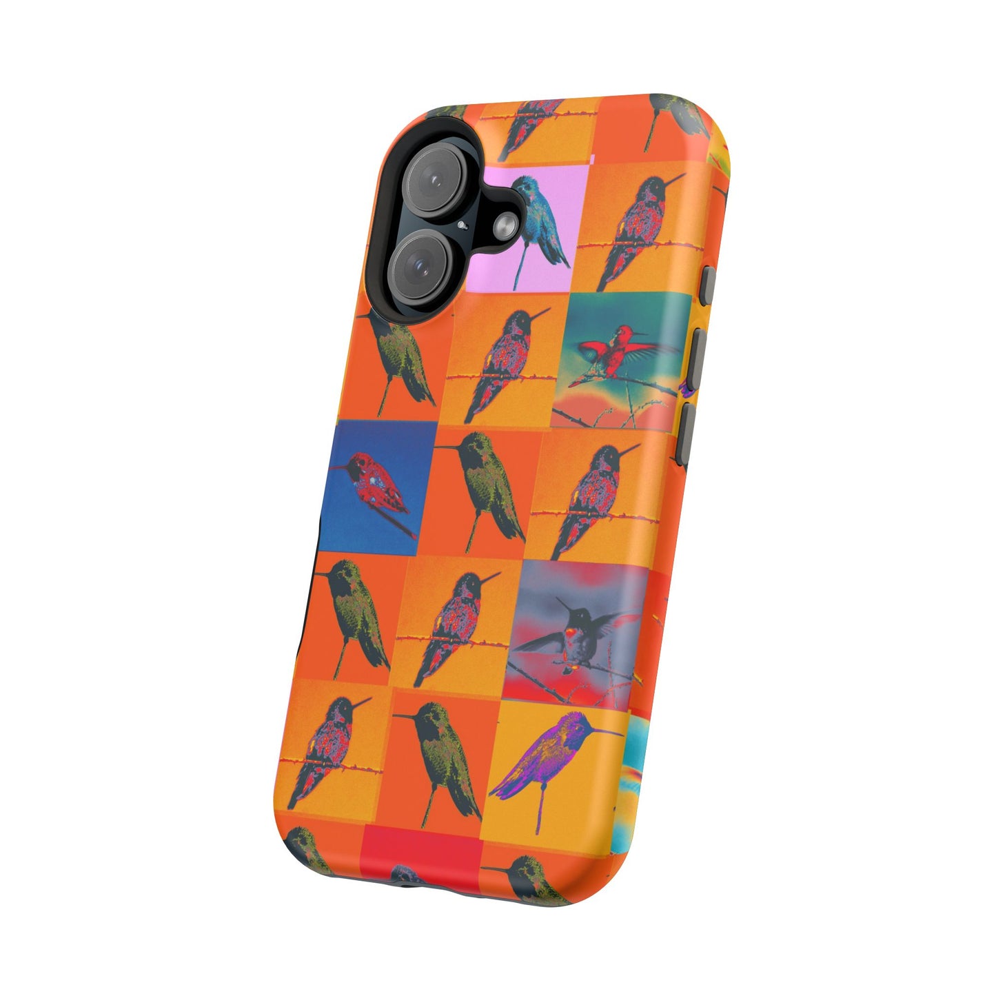 Magnetic iPhone Case - Hummingbird Collage