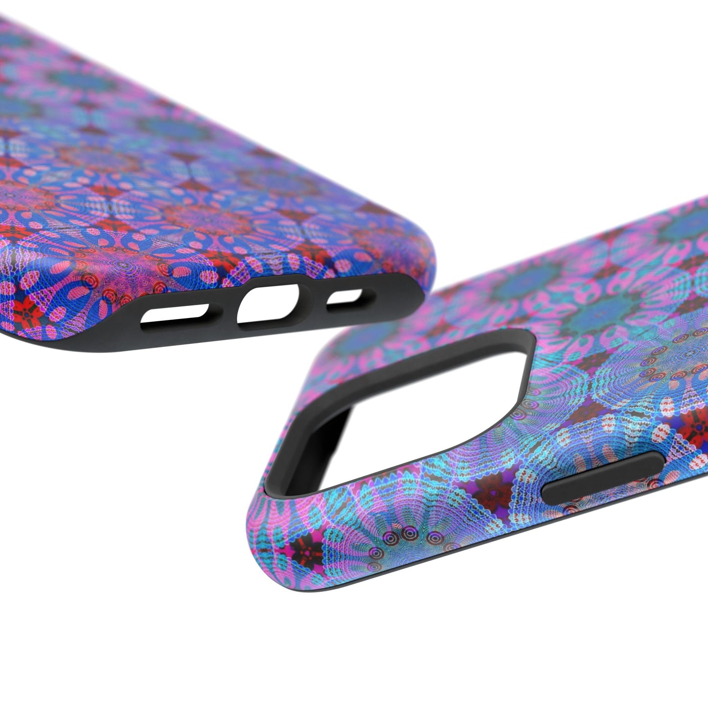 Magnetic iPhone Case - Psychedelic Purple Tapa