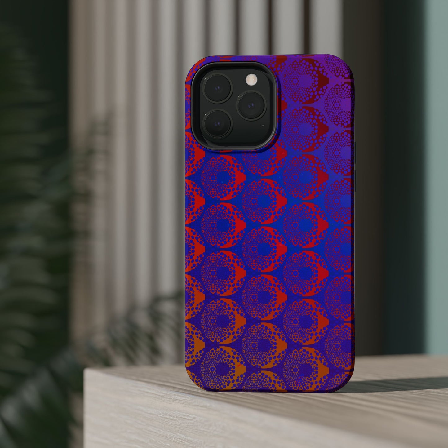 Magnetic iPhone Case - Purple Psychedelic Donut