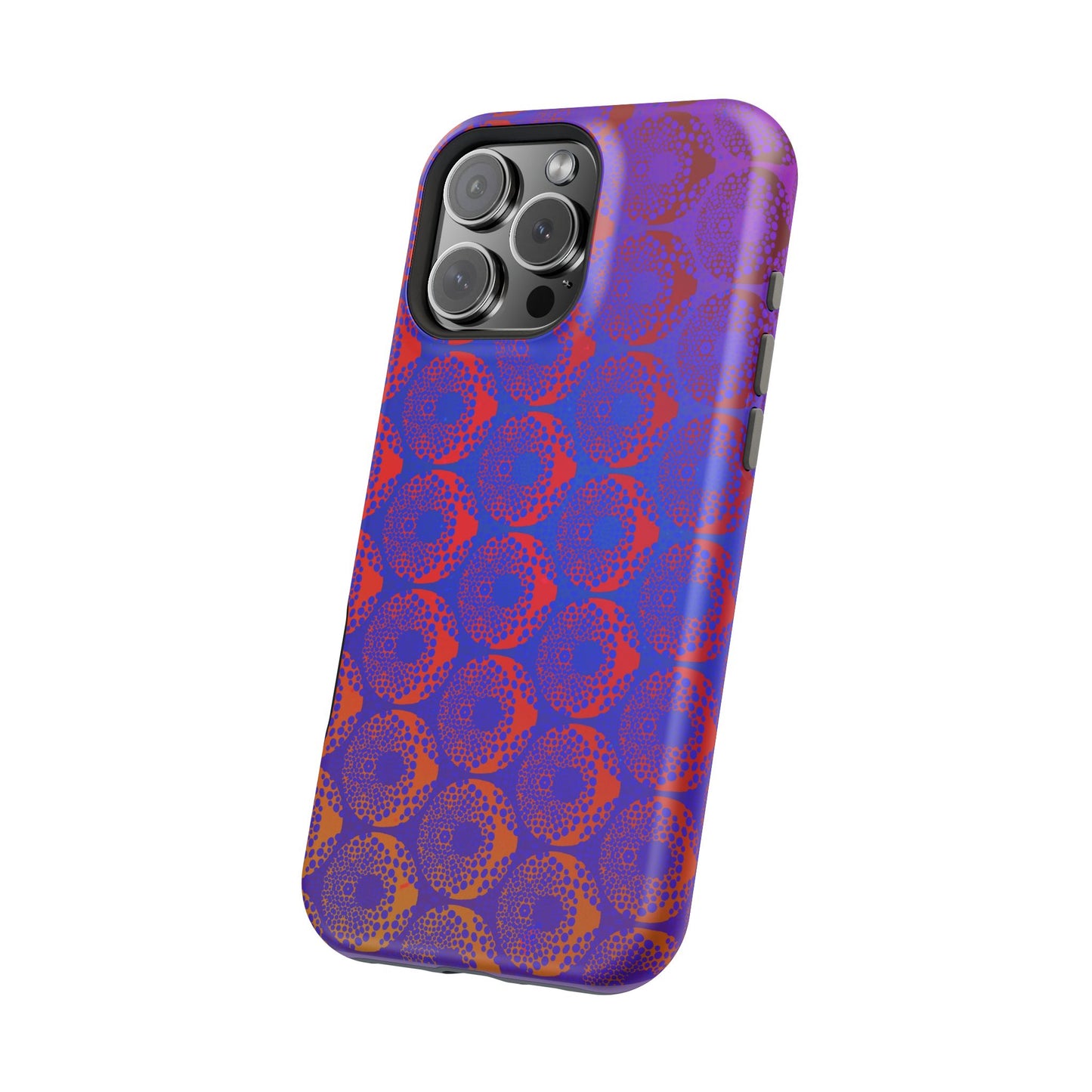Magnetic iPhone Case - Purple Psychedelic Donut