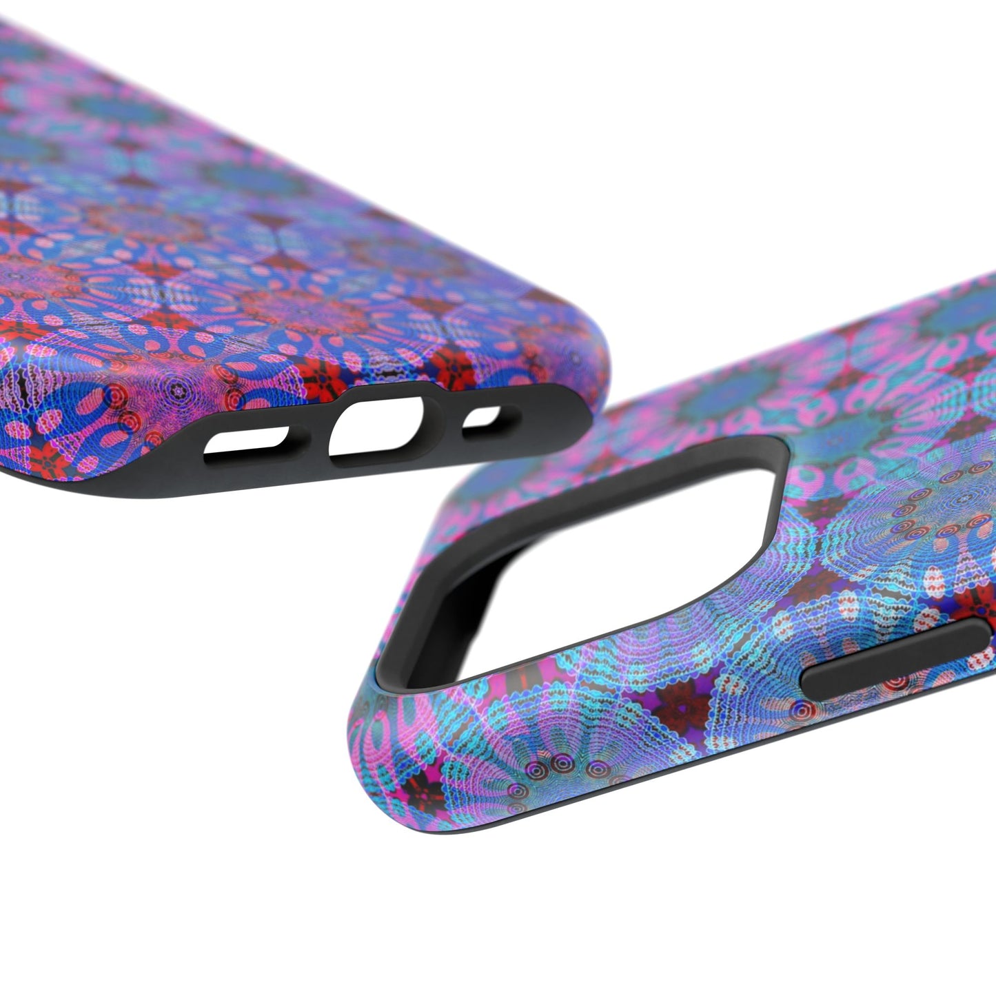 Magnetic iPhone Case - Psychedelic Purple Tapa