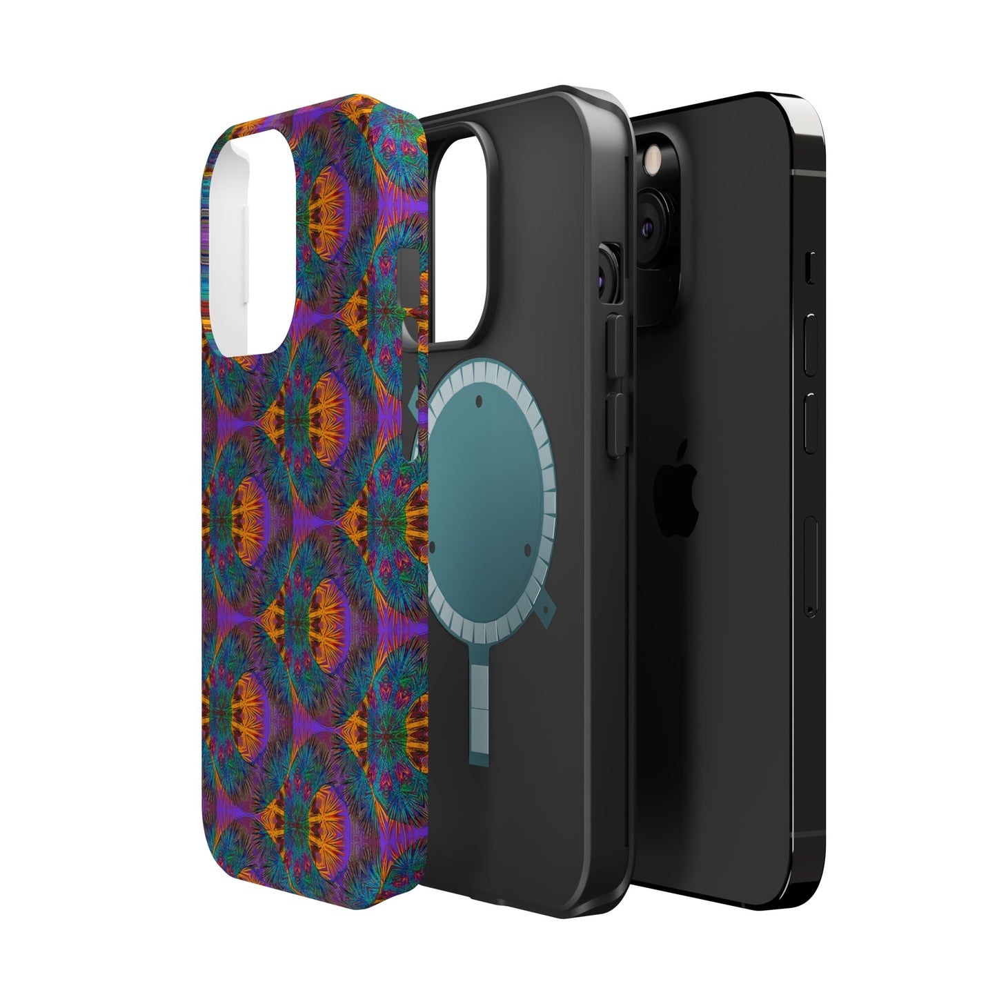 Magnetic iPhone Case - Fuzzy Donut Flower