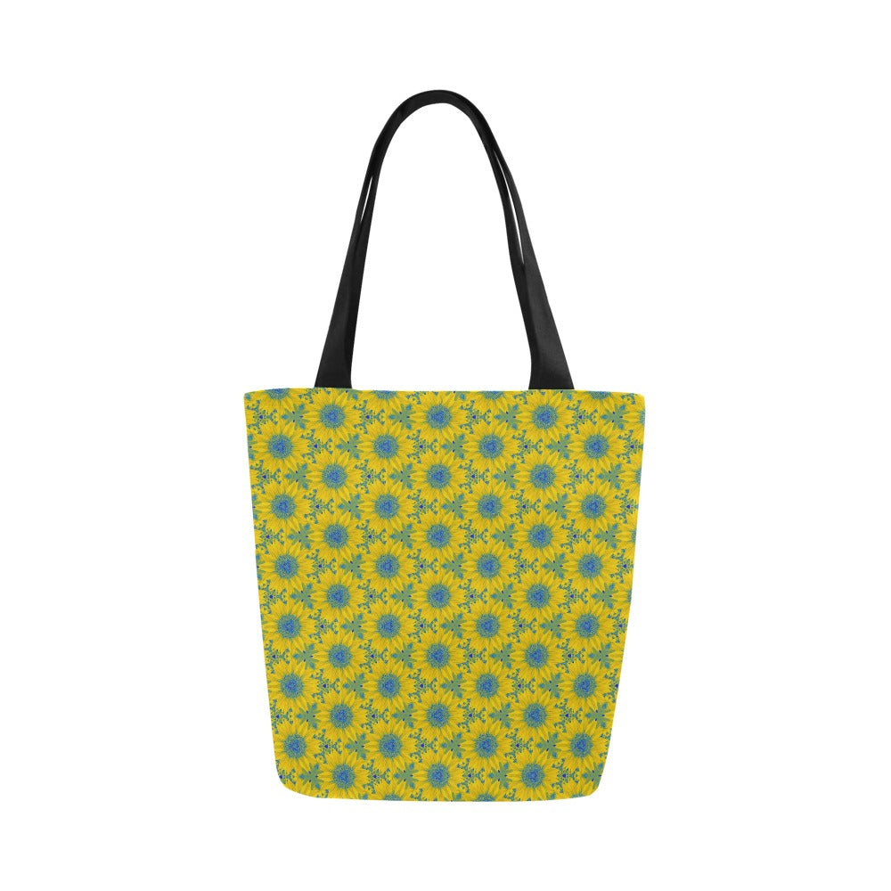Premium All Print Canvas Tote Bag - Vermont Sunflower