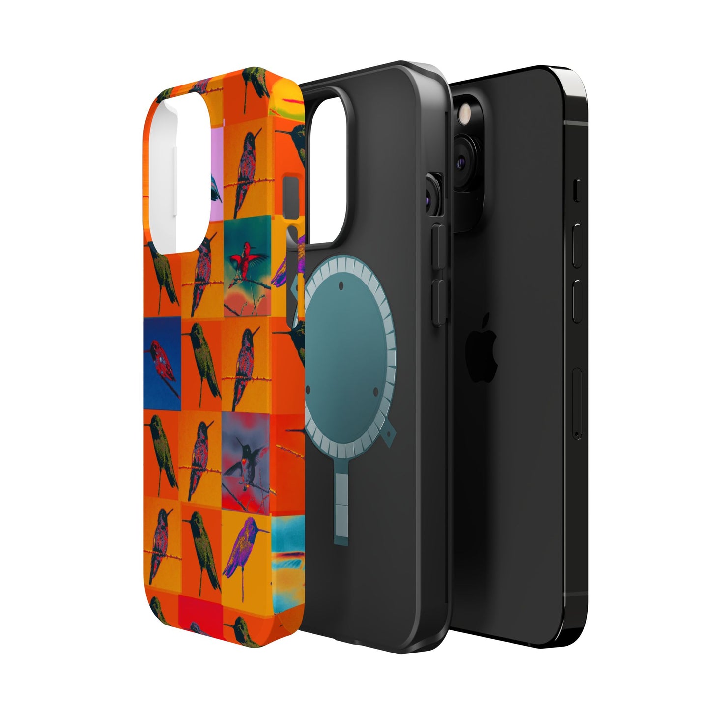 Magnetic iPhone Case - Hummingbird Collage