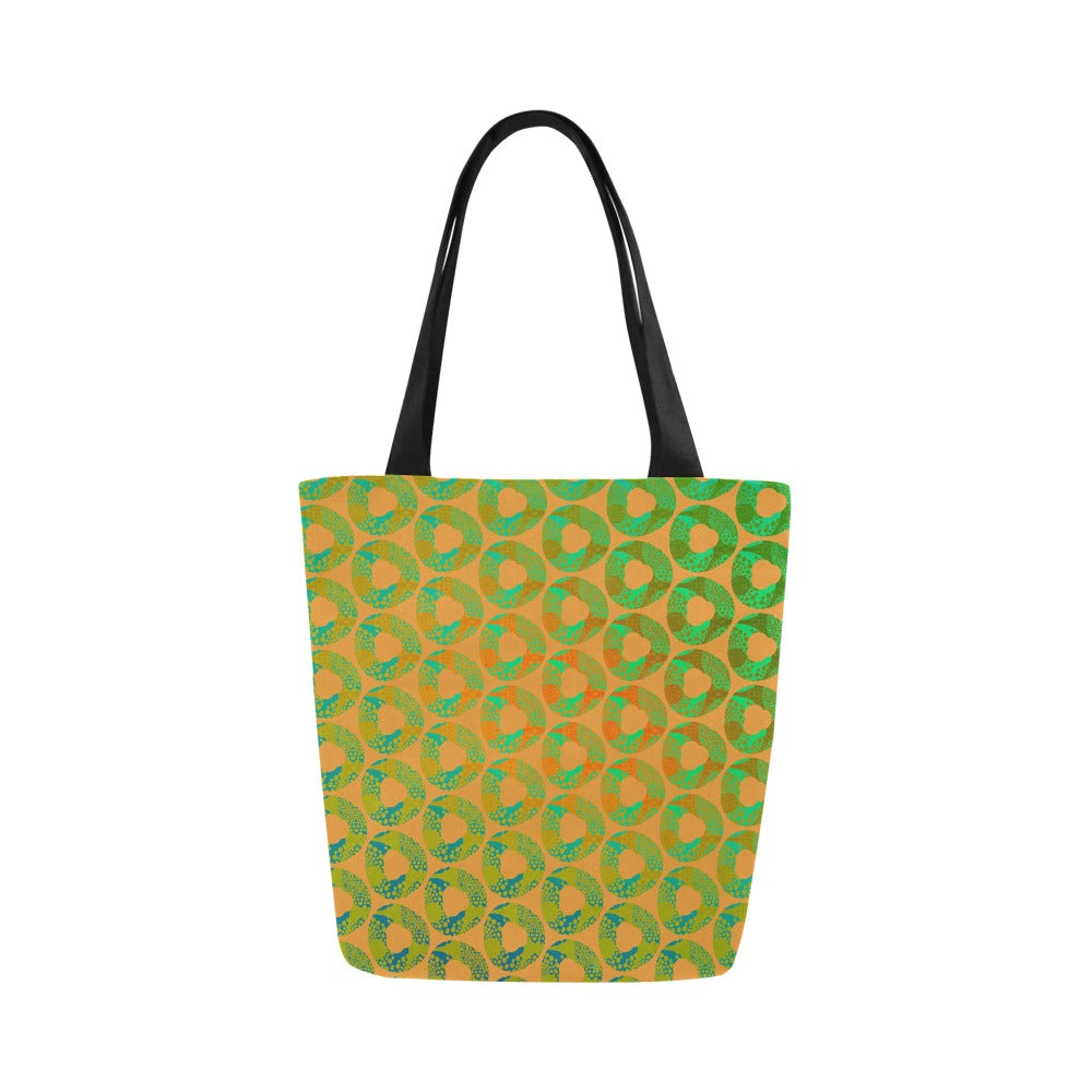 Premium All Print Canvas Tote Bag - Squeezed Donuts