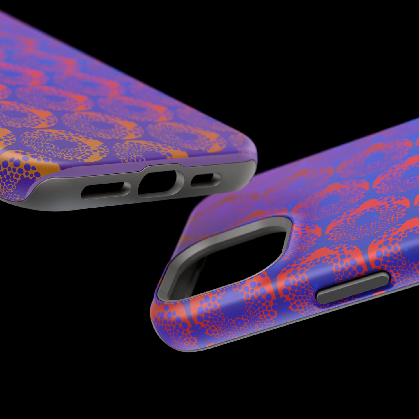 Magnetic iPhone Case - Purple Psychedelic Donut