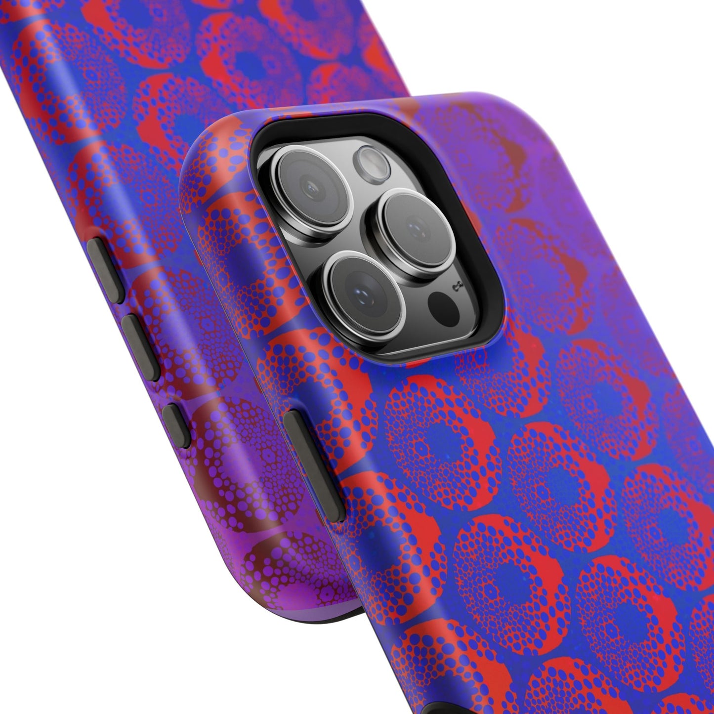 Magnetic iPhone Case - Purple Psychedelic Donut