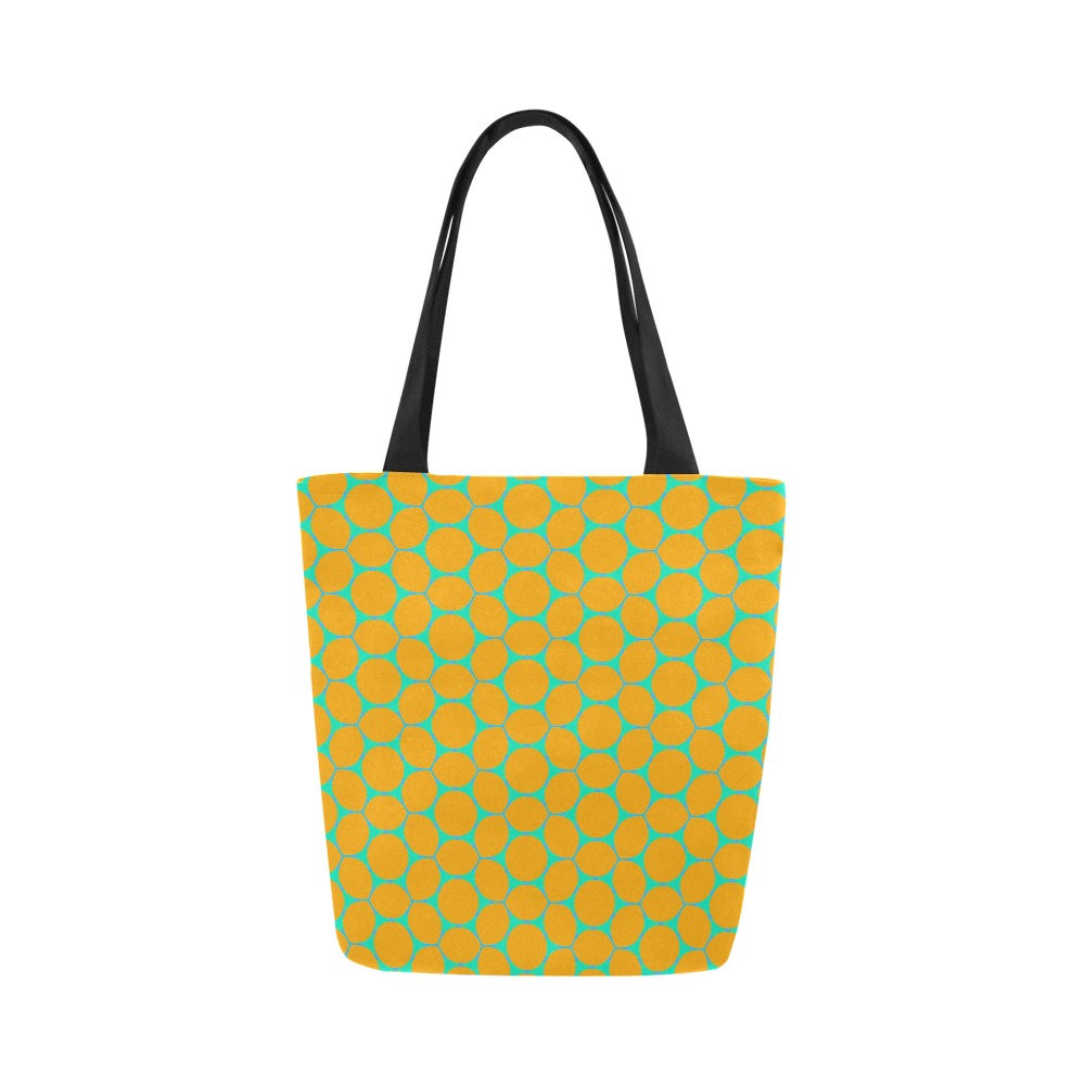 Premium All Print Canvas Tote Bag - Lemon Bubbles
