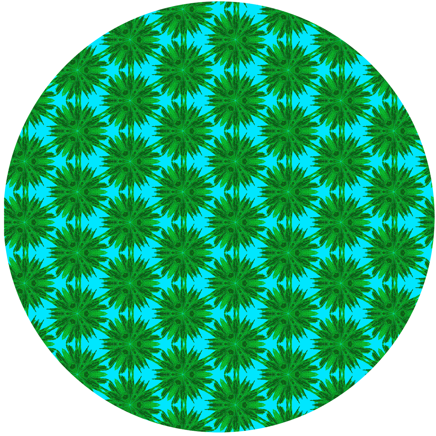 Youth Staple Tee - Palm Circles