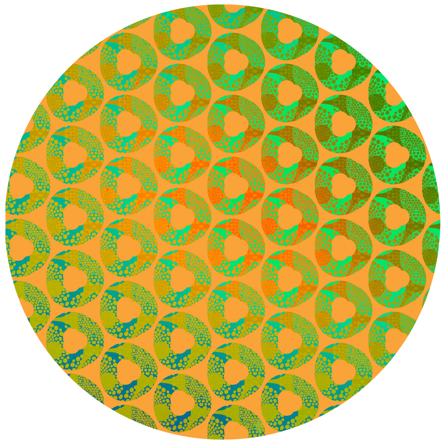 Organic Long Sleeve T-Shirt - Donut Squeeze Circle