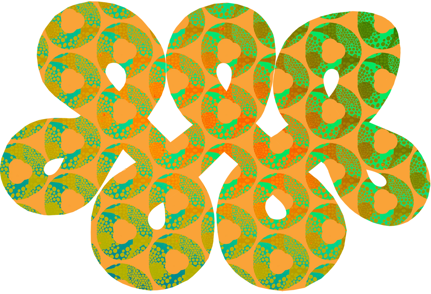 Organic Pocket T-Shirt - Psychedelic Donut Squeeze Infinity Loop