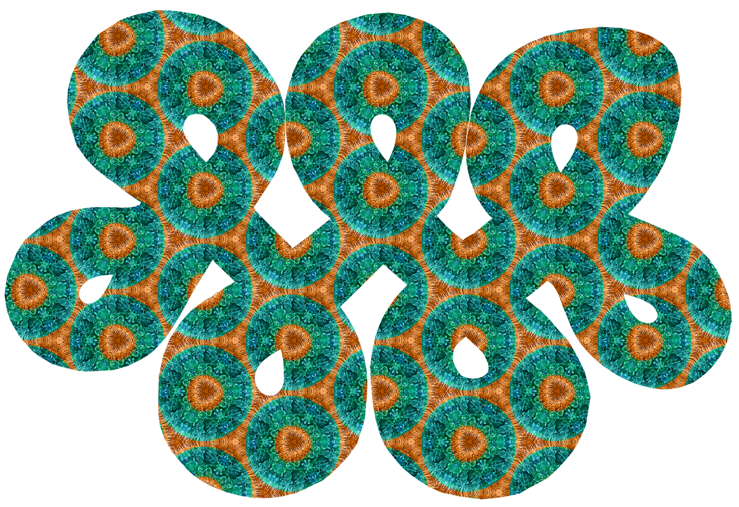 Youth Staple Tee - Fuzzy Donut Flower Infinity Loop