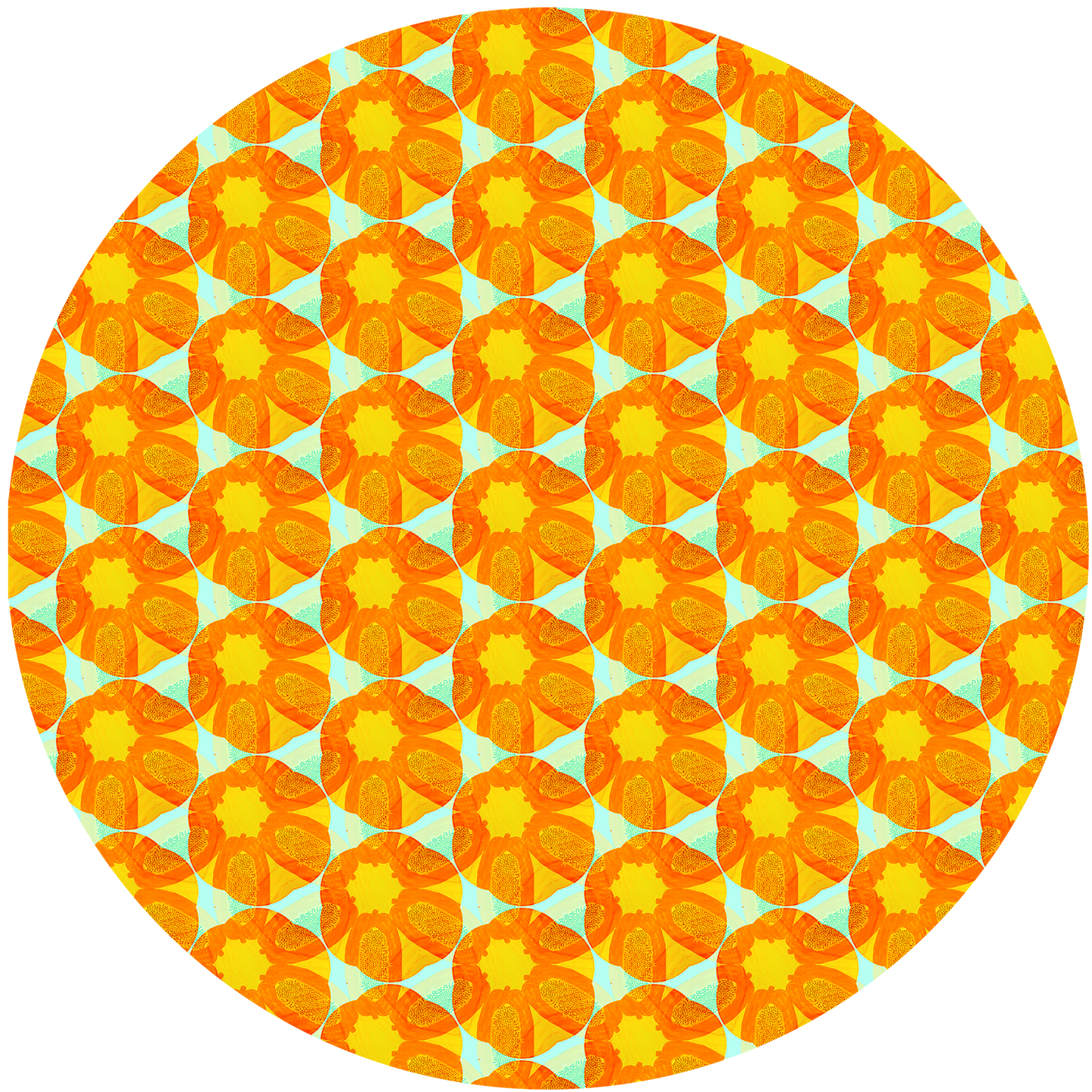Youth Staple T-Shirt - Papaya Sunflower