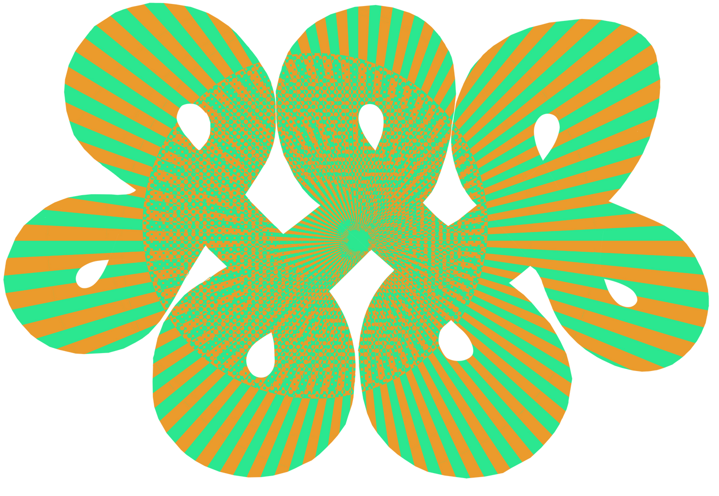 Organic Pocket T-Shirt - Sun Eye Infinity Loop