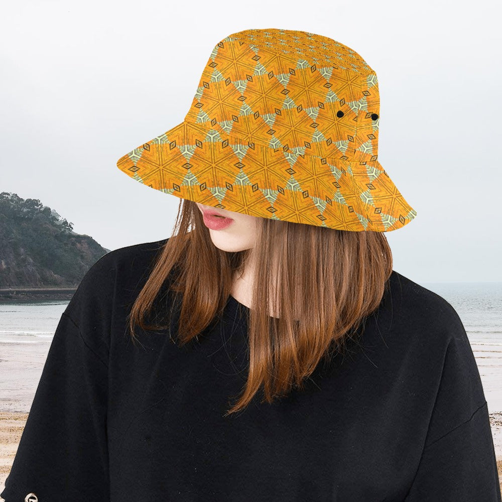 Women's All Over Print Bucket Hat - Yucca Root