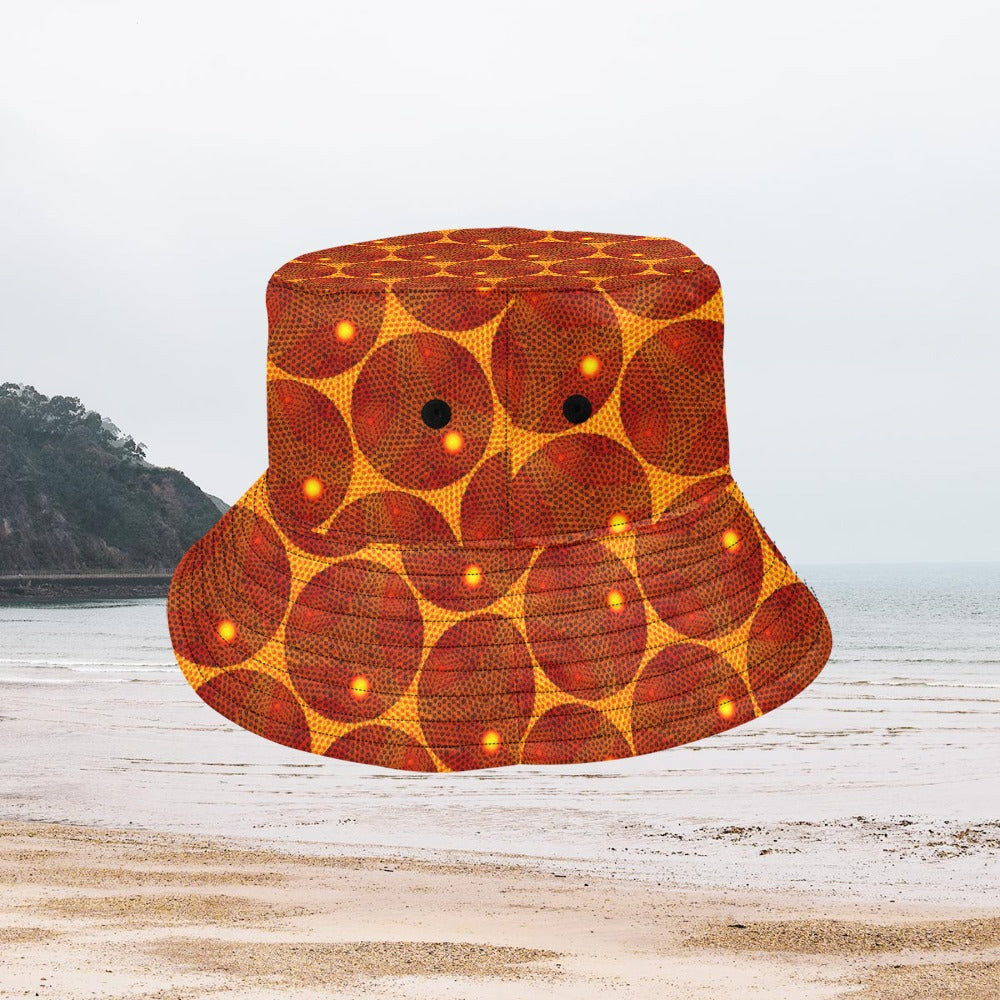 Women's All Over Print Bucket Hat - Many Eyes Lantern