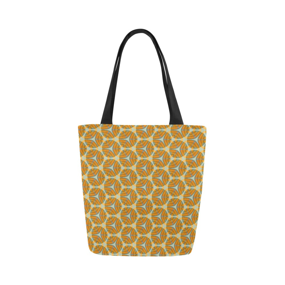 Canvas Tote Bag All Over Print - Four Striped Batik Eyes