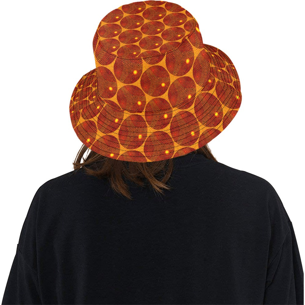 Women's All Over Print Bucket Hat - Many Eyes Lantern