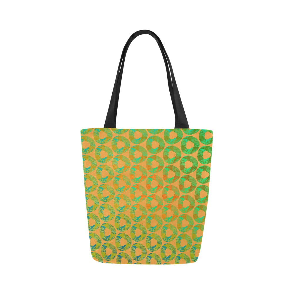 Premium All Print Canvas Tote Bag - Squeezed Donuts