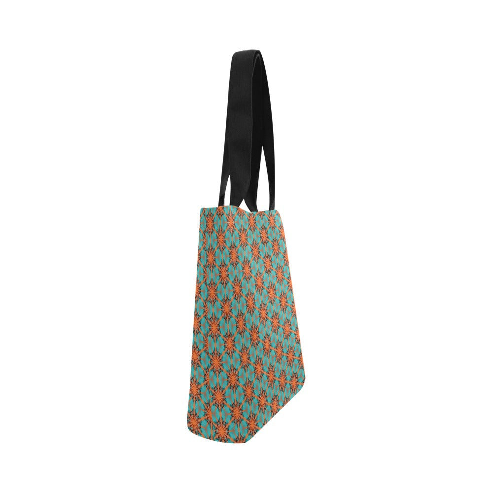 Premium All Print Canvas Tote Bag - Red Hummingbird Circle
