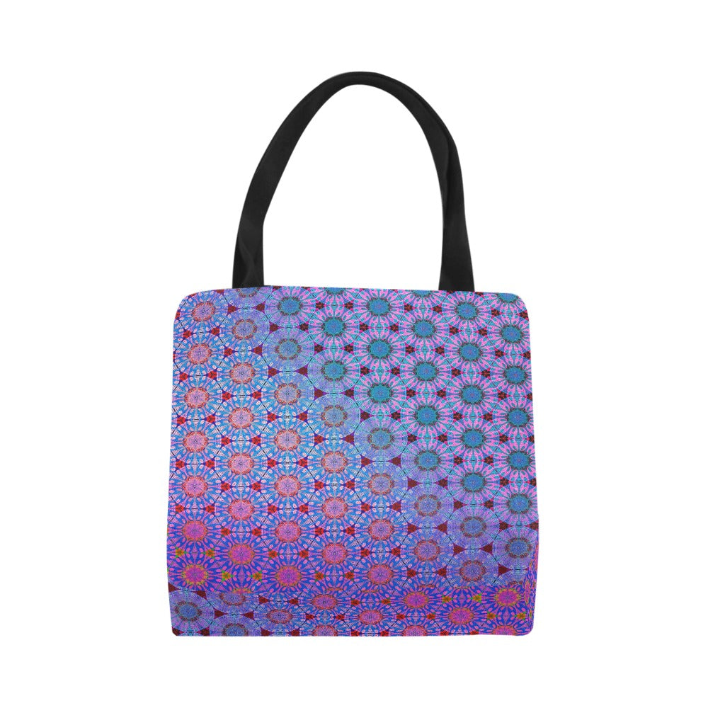 Premium All Print Canvas Tote Bag - Purple Psychedelic Tapa