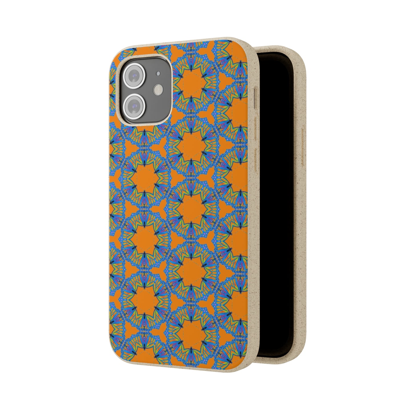Biodegradable Phone Case - Butterfly Mandala