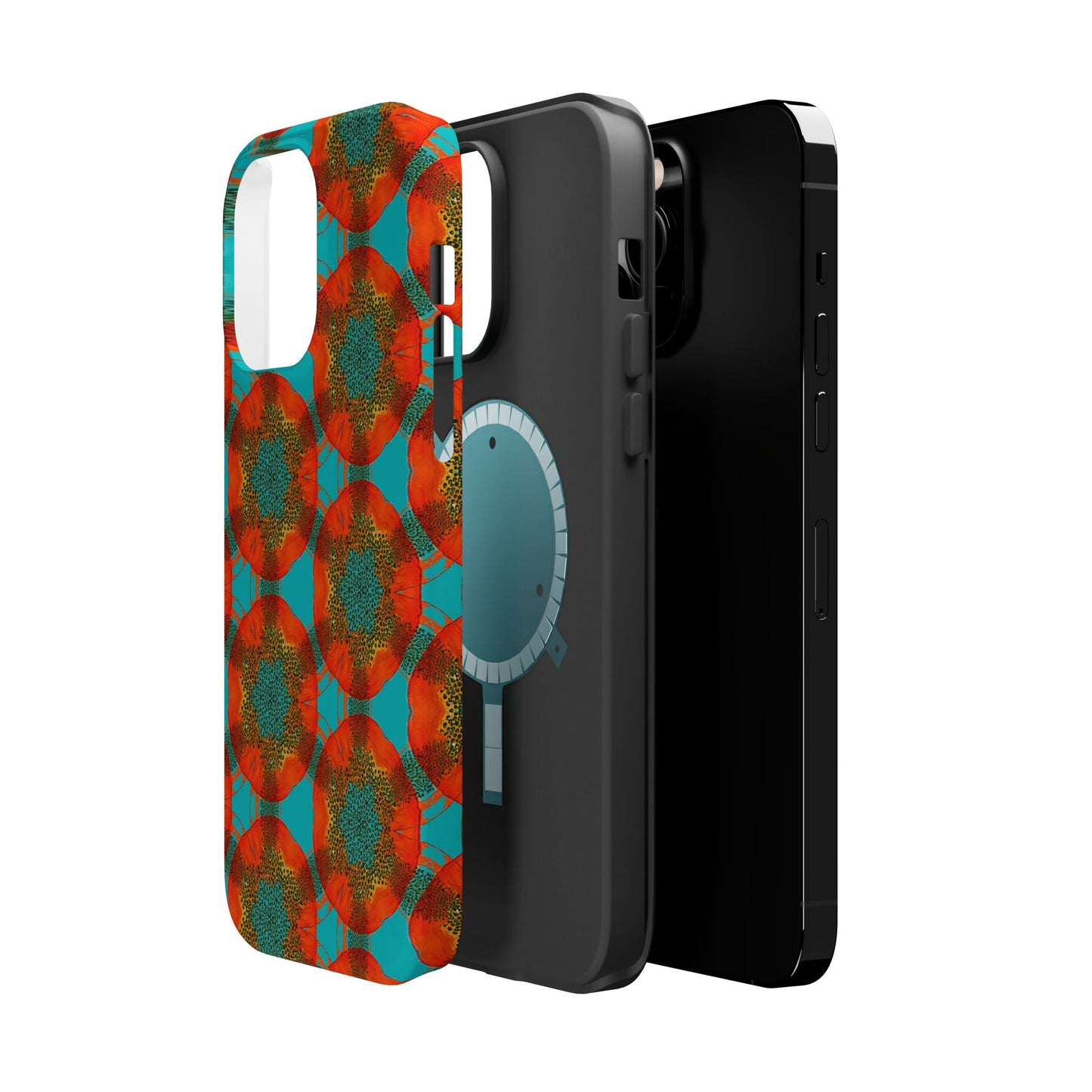 Magnetic iPhone Case - Papaya Water Color
