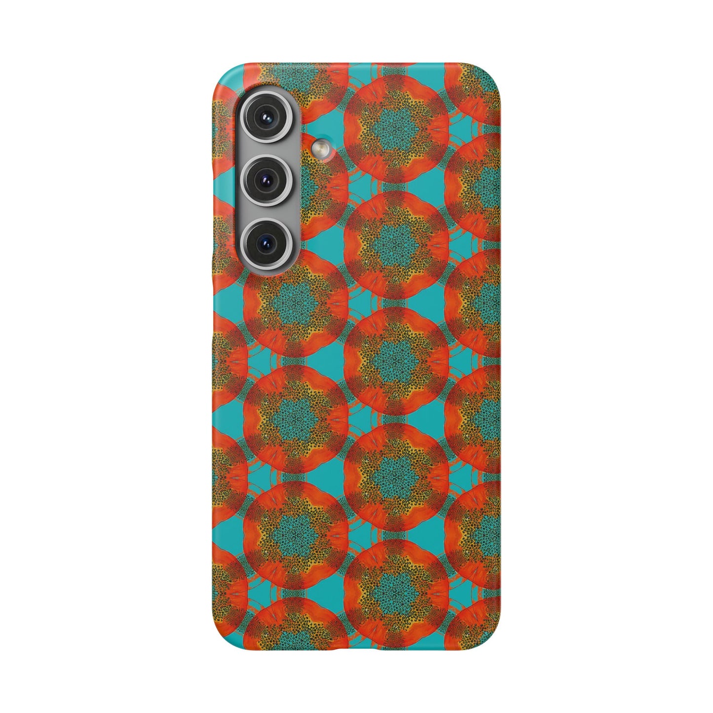 Snap Phone Case - Papaya Watercolor