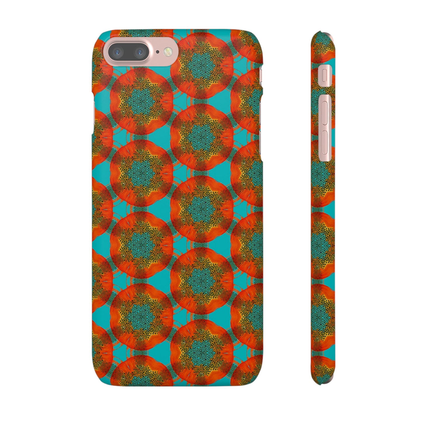 Snap Phone Case - Papaya Watercolor