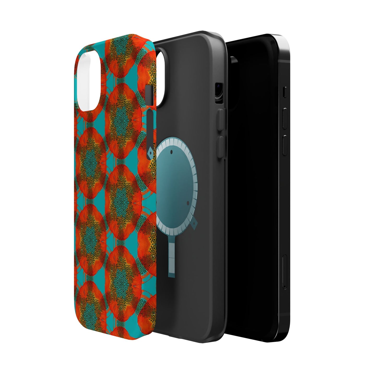Magnetic iPhone Case - Papaya Water Color