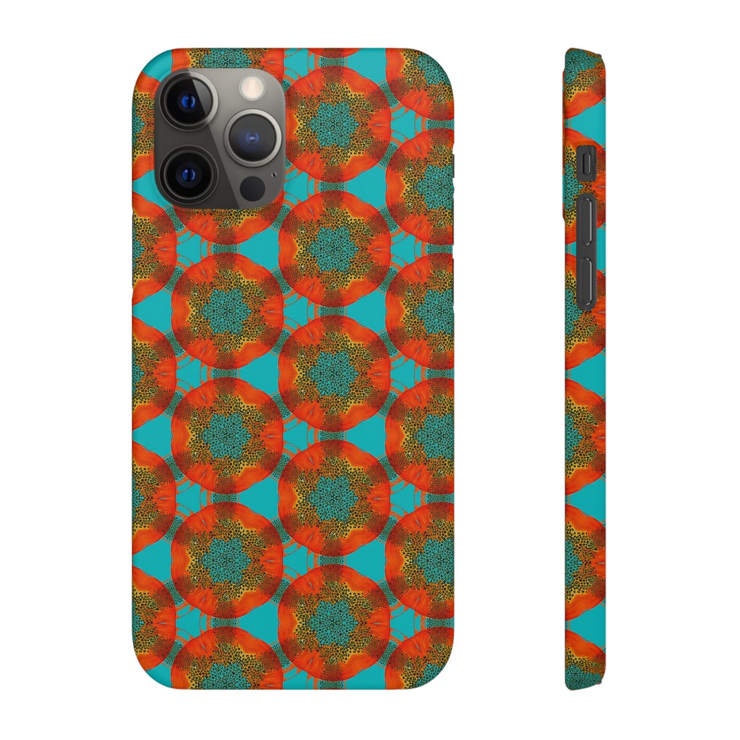 Snap Phone Case - Papaya Watercolor