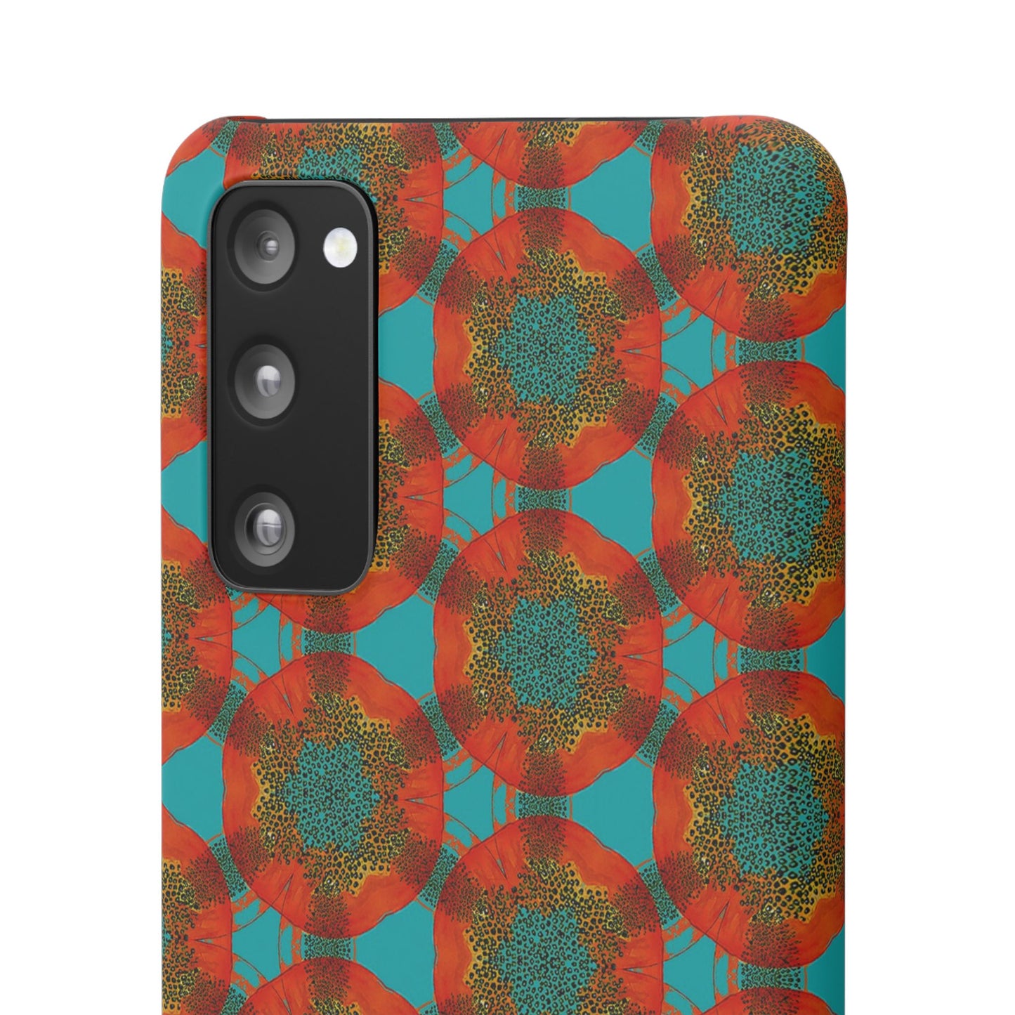 Snap Phone Case - Papaya Watercolor