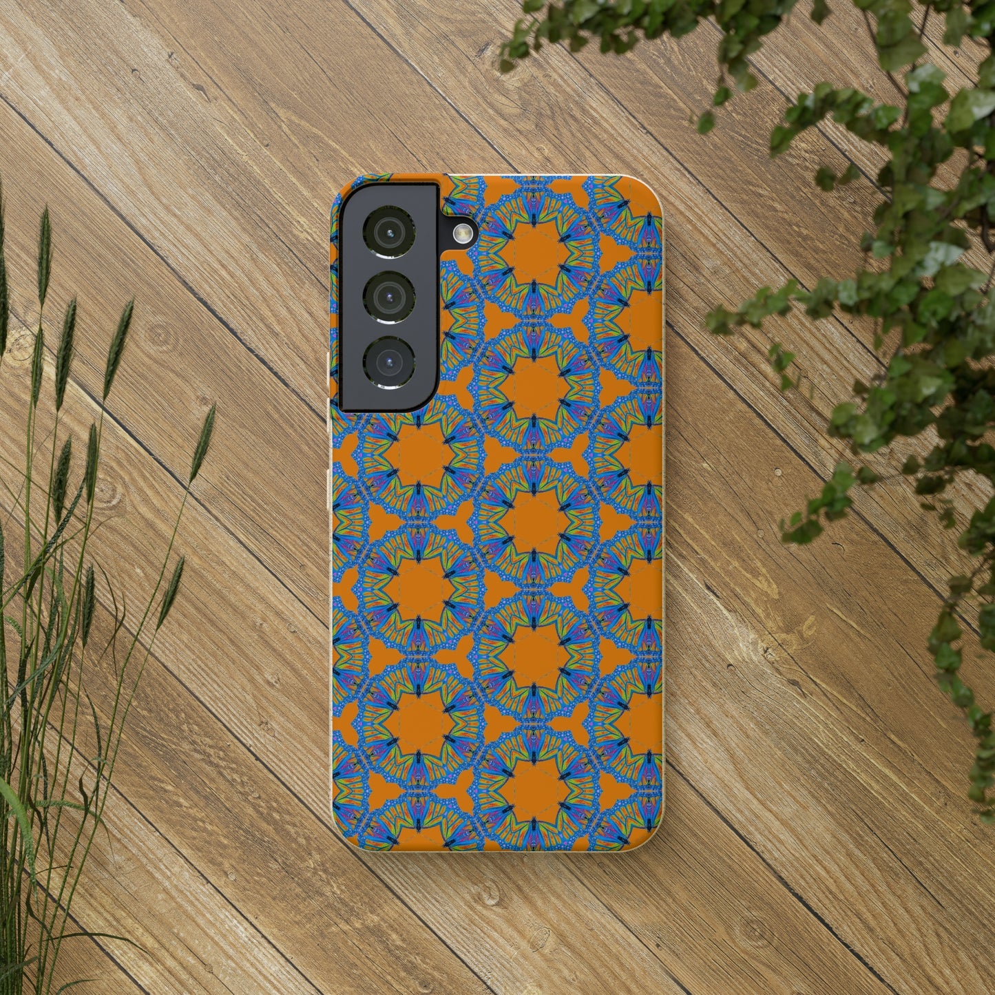 Biodegradable Phone Case - Butterfly Mandala