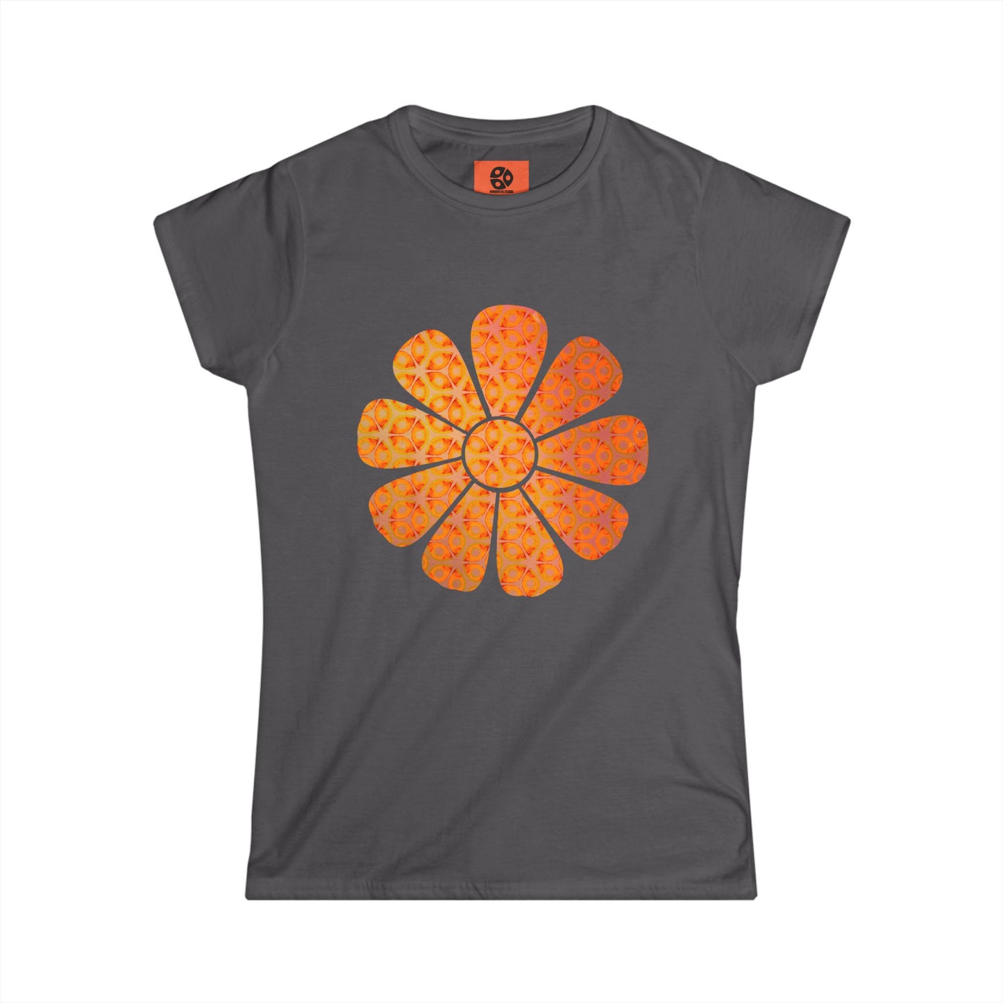 Women's Softstyle Tee - Batik Flower