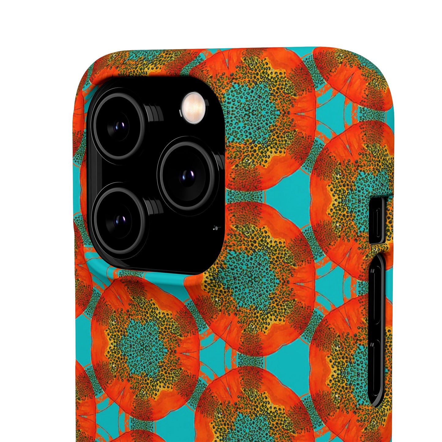 Snap Phone Case - Papaya Watercolor