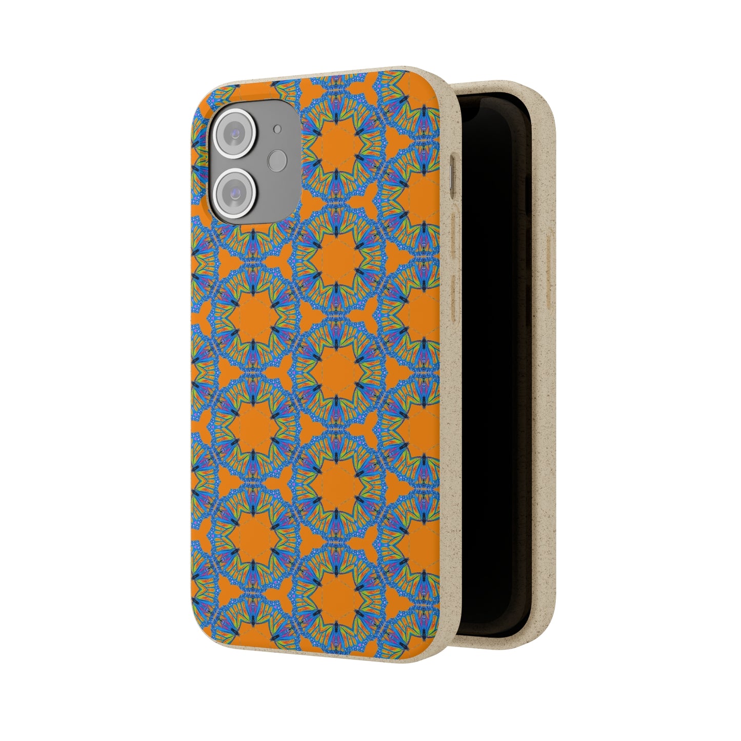 Biodegradable Phone Case - Butterfly Mandala